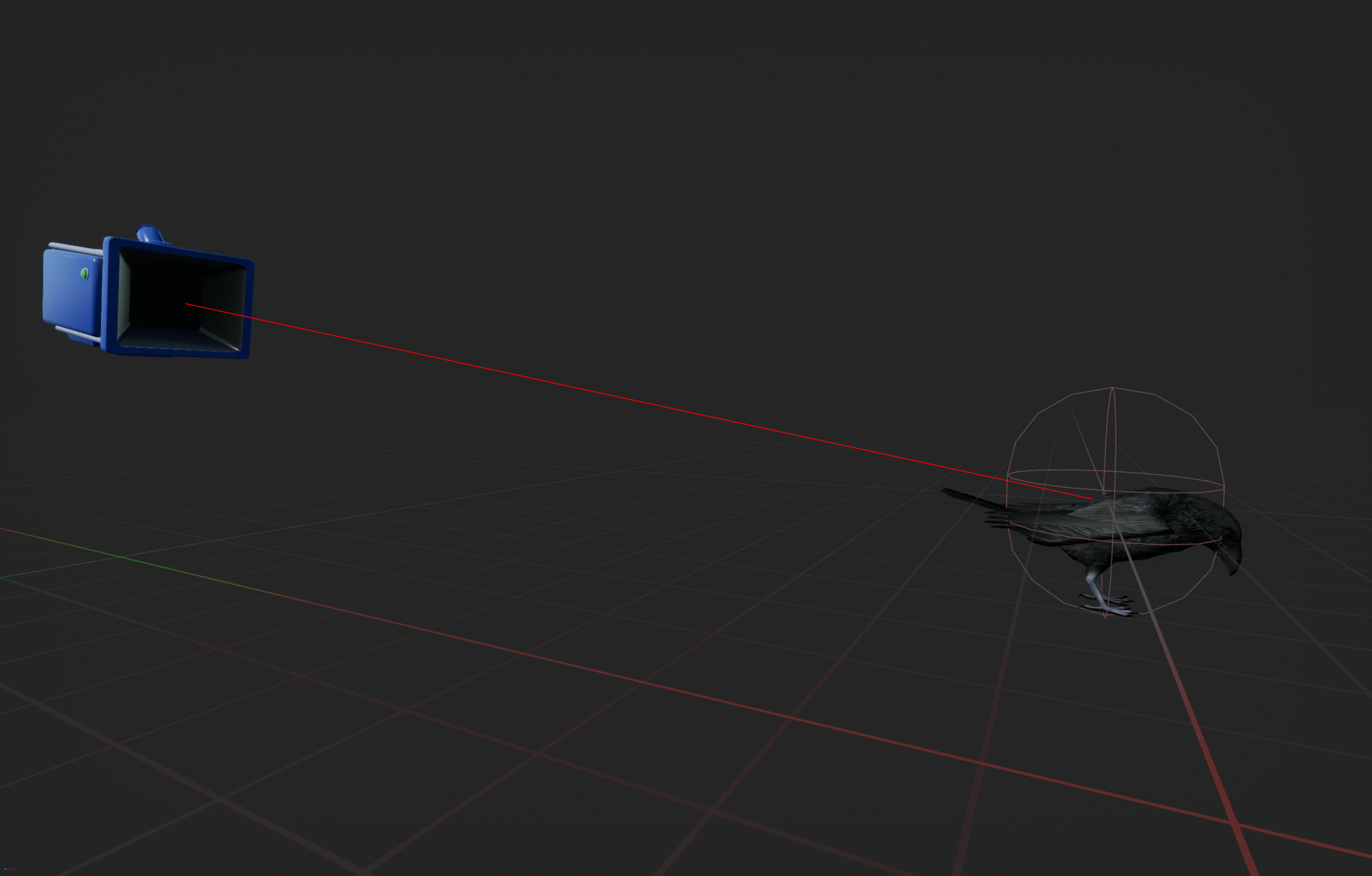 Deserted — Blueprint editor showing Camera and Bird scripting logic